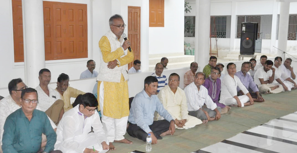 শ্রীহট্ট সৎসঙ্গ বিহার, করের পাড়া সিলেটের সাধারণ সভায় আহবায়ক কমিটি গঠন